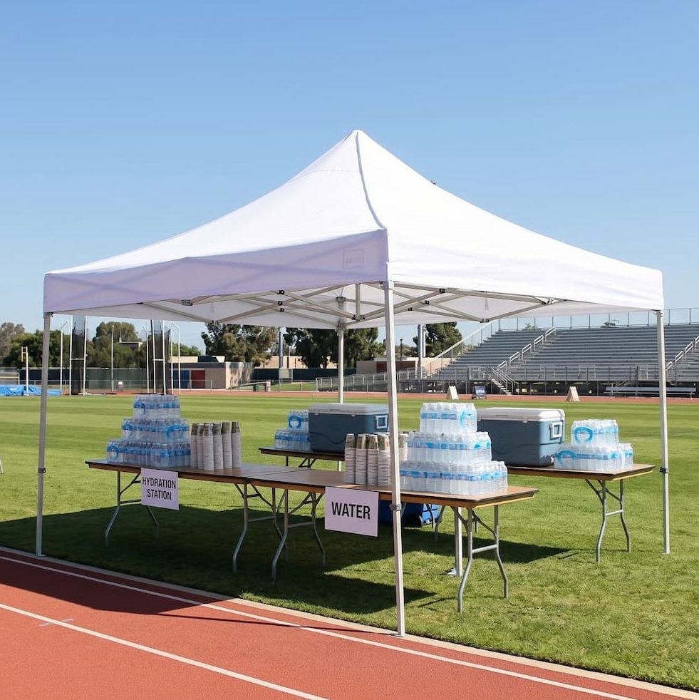 Carpas plegables para alquiler en eventos